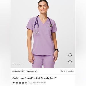 Figs Scrubs Catarina one pocket top